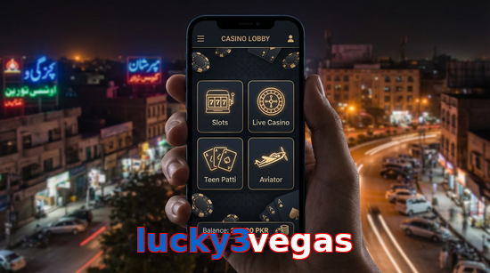Main screen of Lucky3vegas app page for PK players