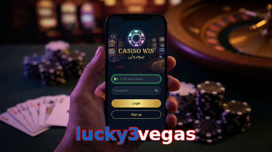 Main screen of Lucky3vegas login page for PK players