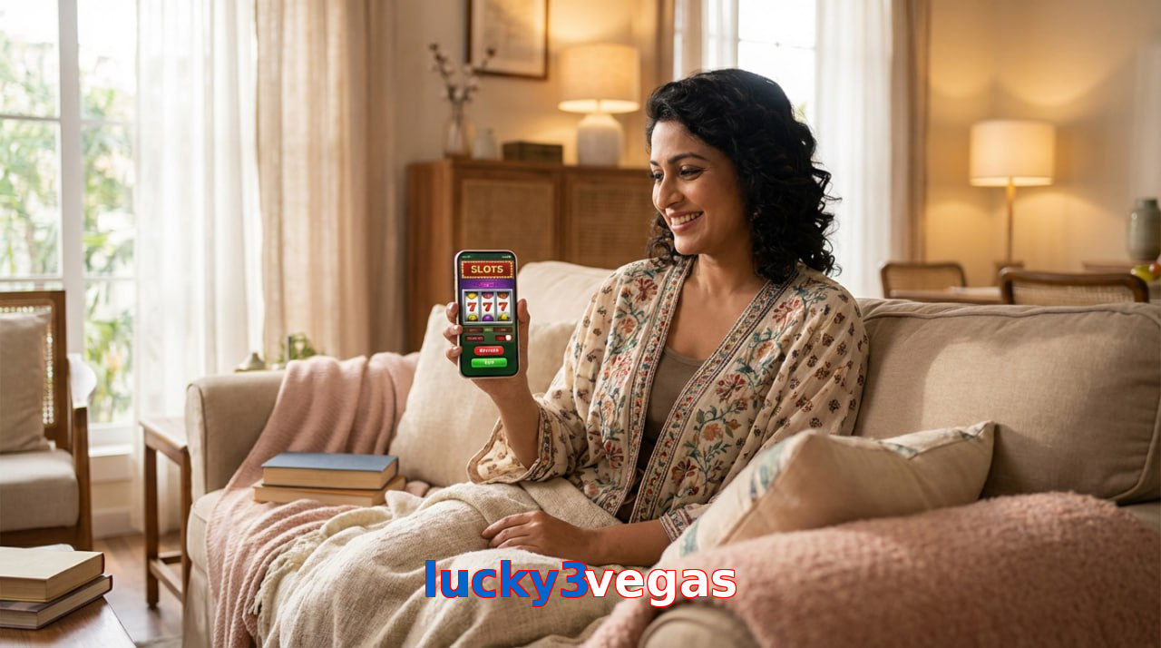Main screen of Lucky3vegas online page for PK players